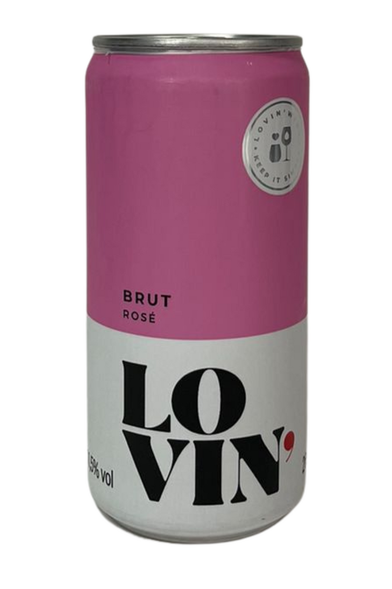 Vinho Espumante em lata Lovin Brut Rosé 269ml