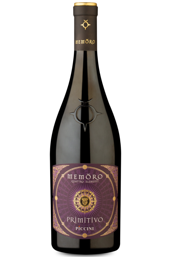 Memoro Quattro Elementi IGT Puglia Primitivo Vinho Tinto Italiano 750ml